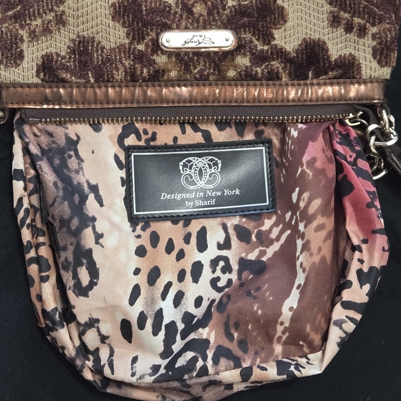 Sharif Vintage Hobo Gold Hardware LEATHER ROSE main image 6